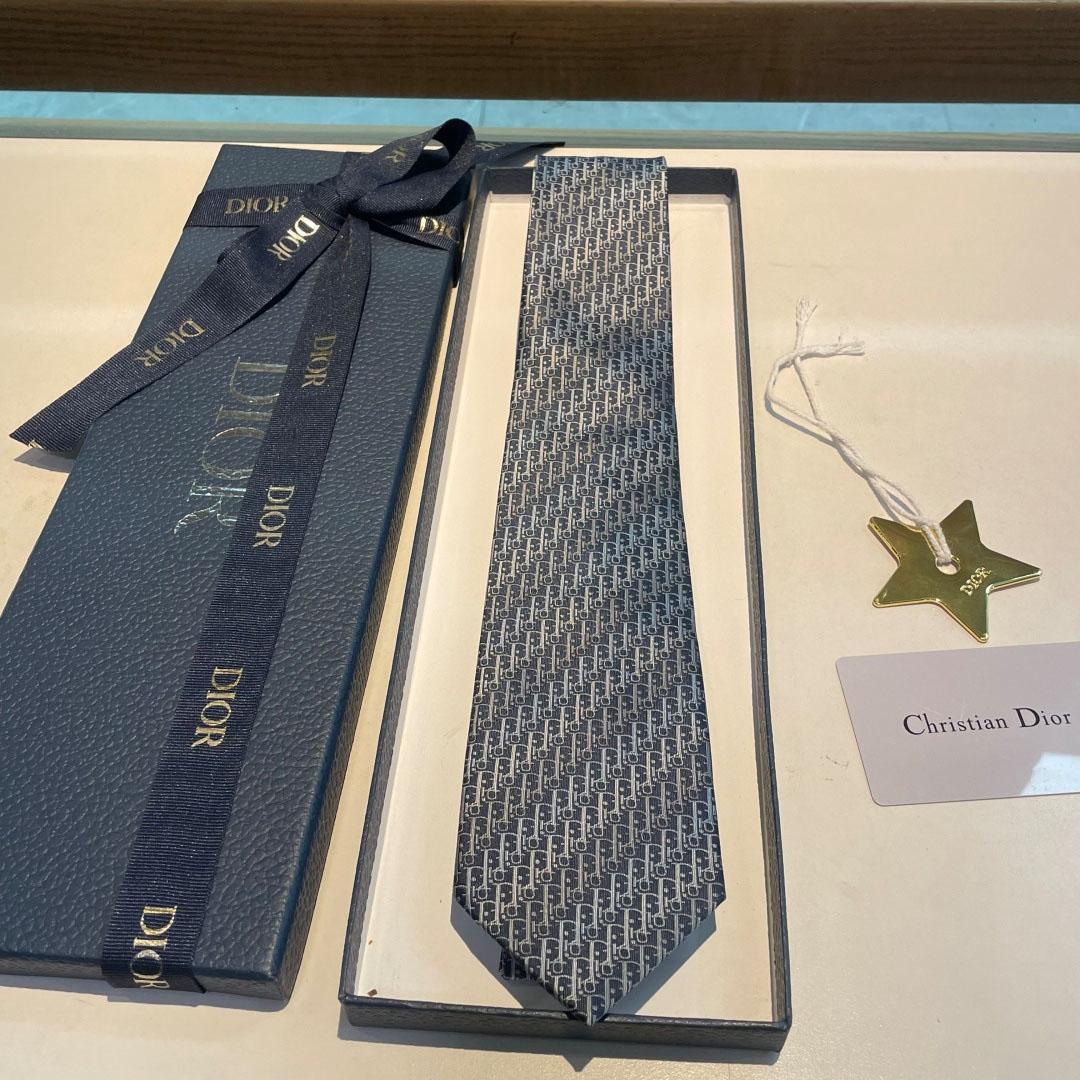 Dior Oblique Trio Tie - FashionPlug