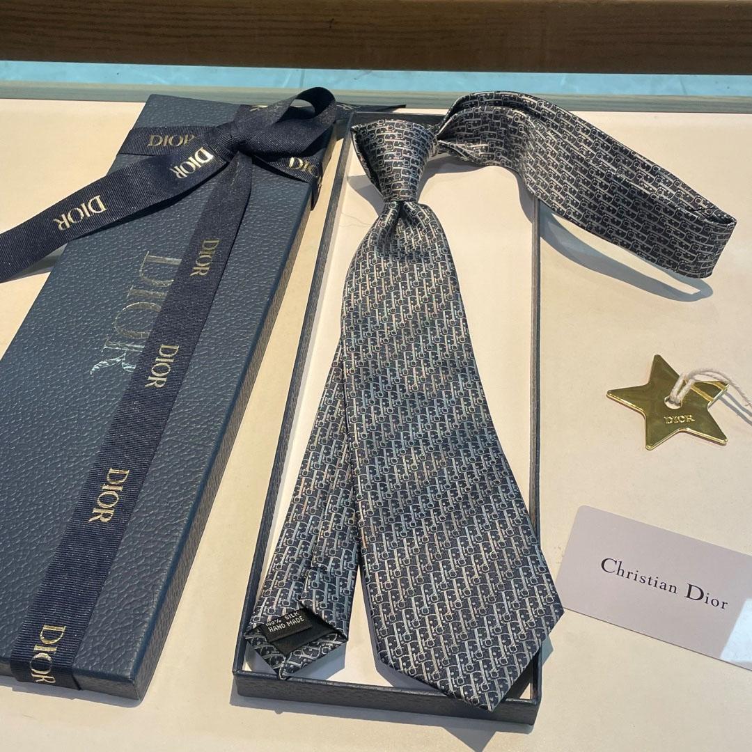 Dior Oblique Trio Tie - FashionPlug