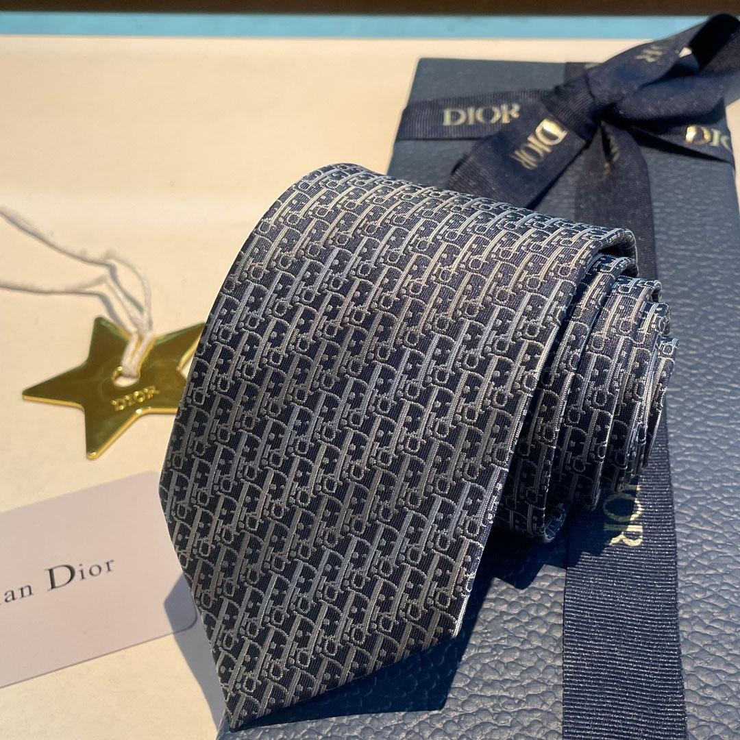Dior Oblique Trio Tie - FashionPlug