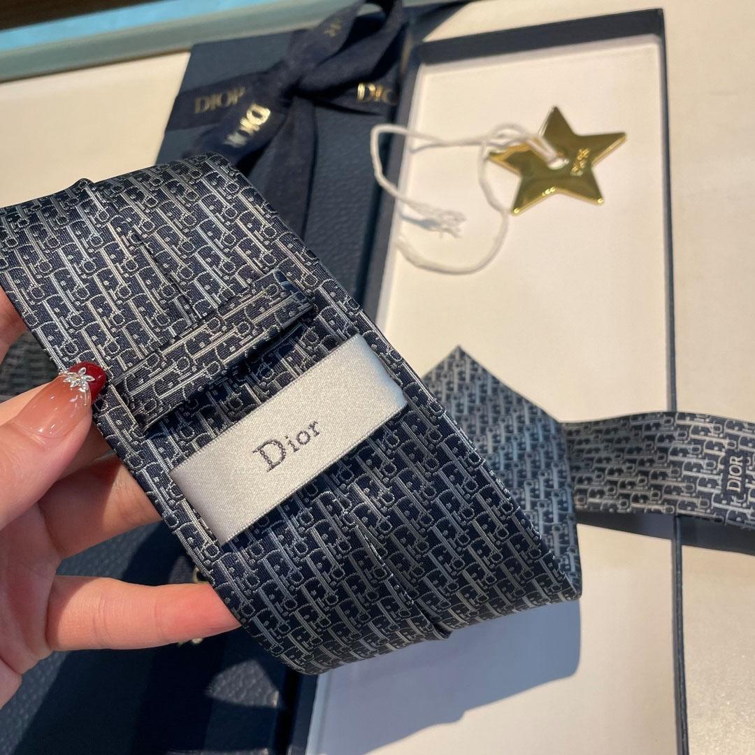Dior Oblique Trio Tie - FashionPlug