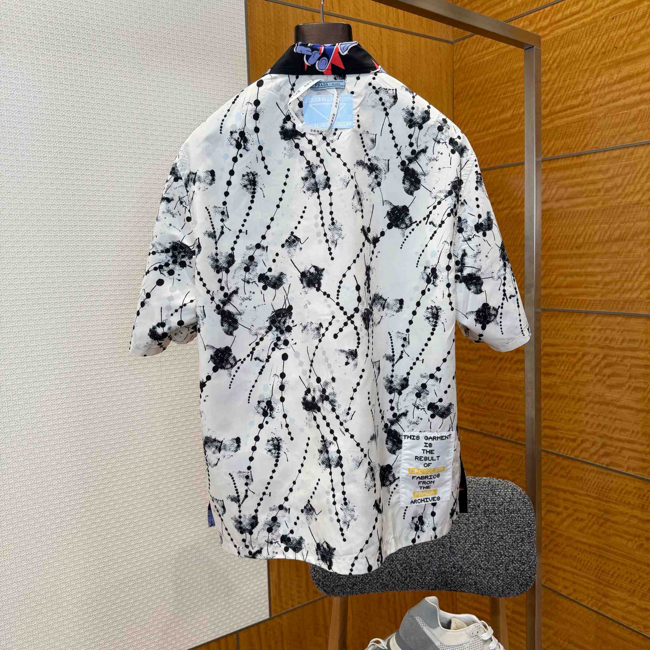 Prada Timecapsule Printed Cotton Shirt - FashionPlug