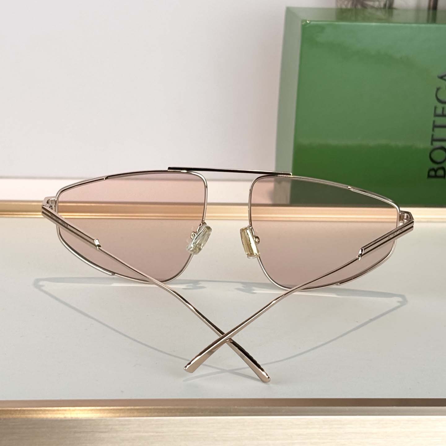Bottega Veneta Classic Aviator Sunglasses   BV1466S - FashionPlug