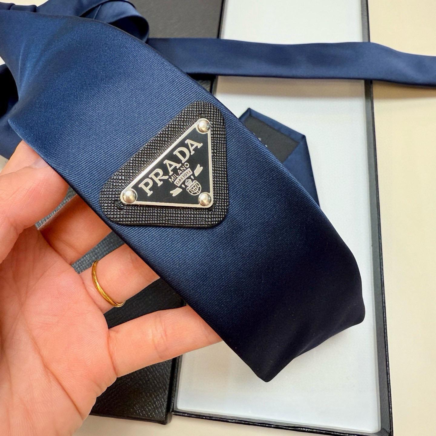 Prada Prada Logo Tie - FashionPlug