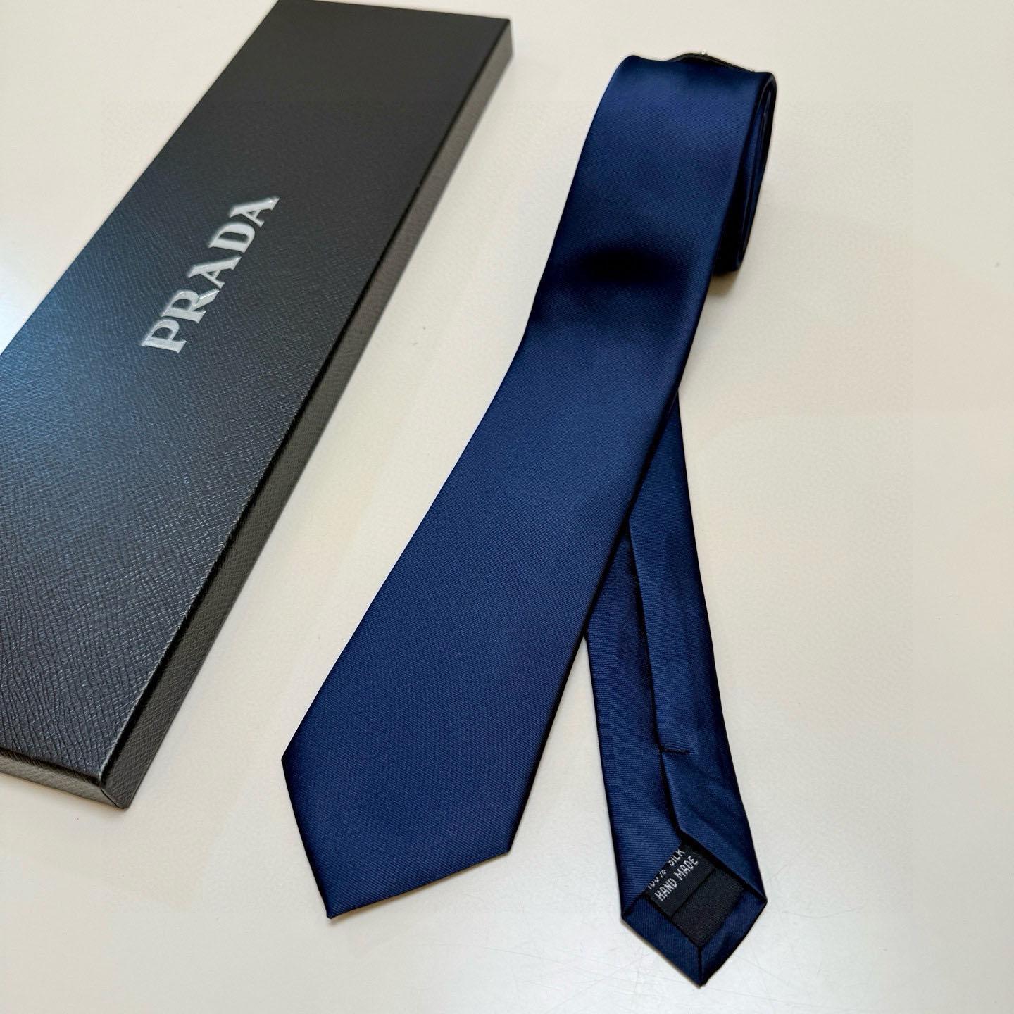 Prada Prada Logo Tie - FashionPlug