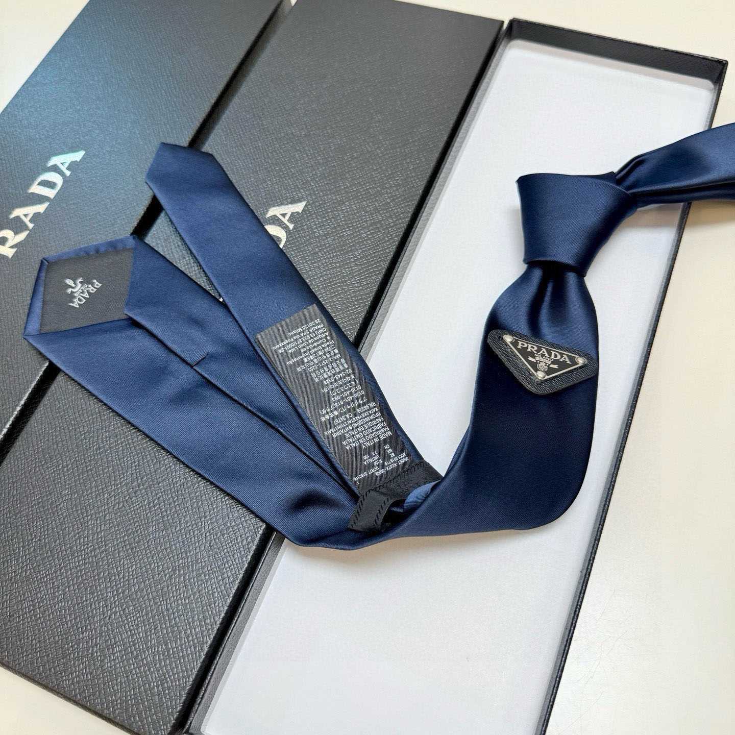 Prada Prada Logo Tie - FashionPlug