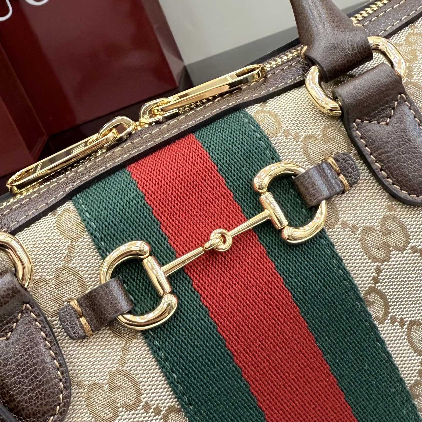 Gucci Borsetto Medium Boston Bag - FashionPlug