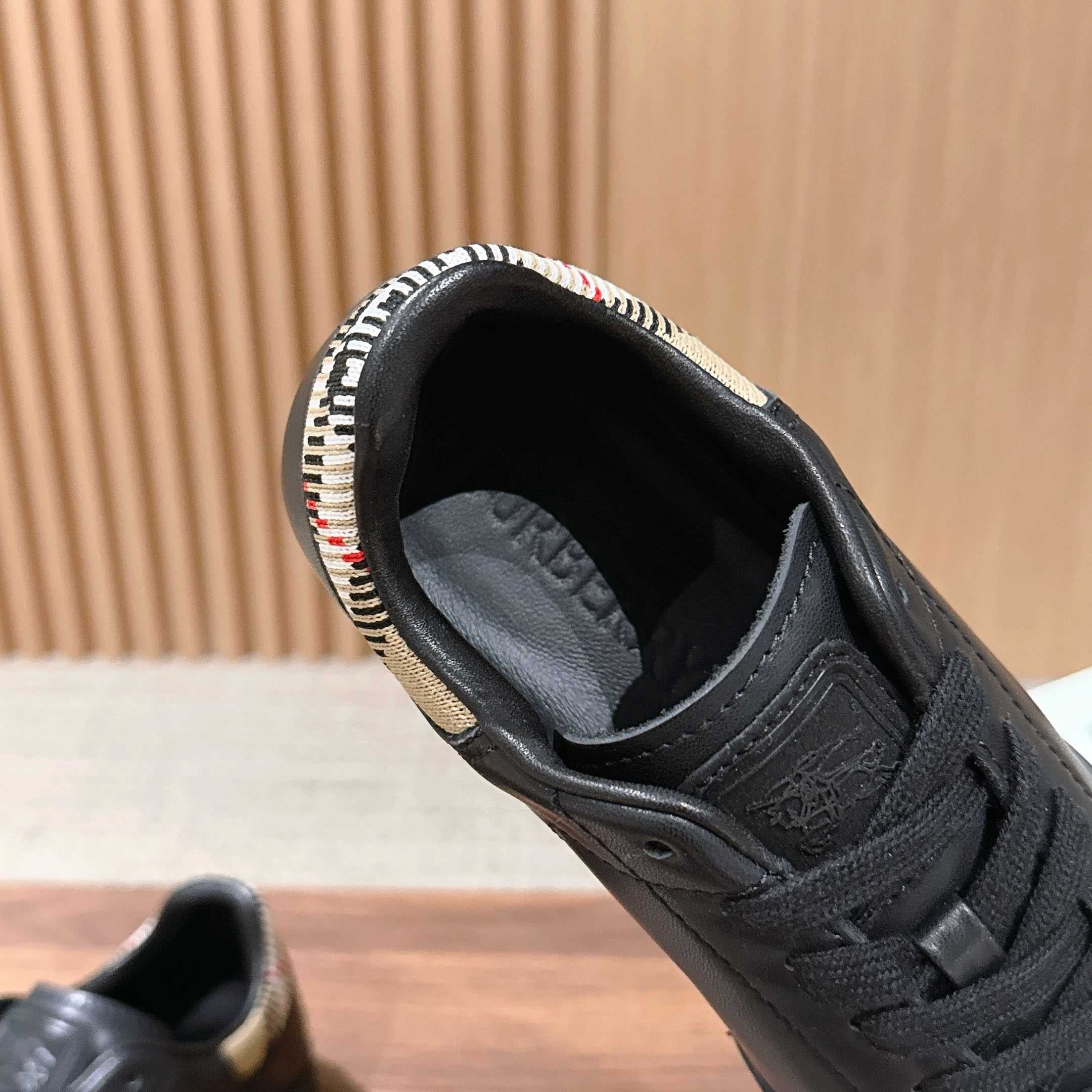 Burberry Leather Set Sneakers​ - FashionPlug