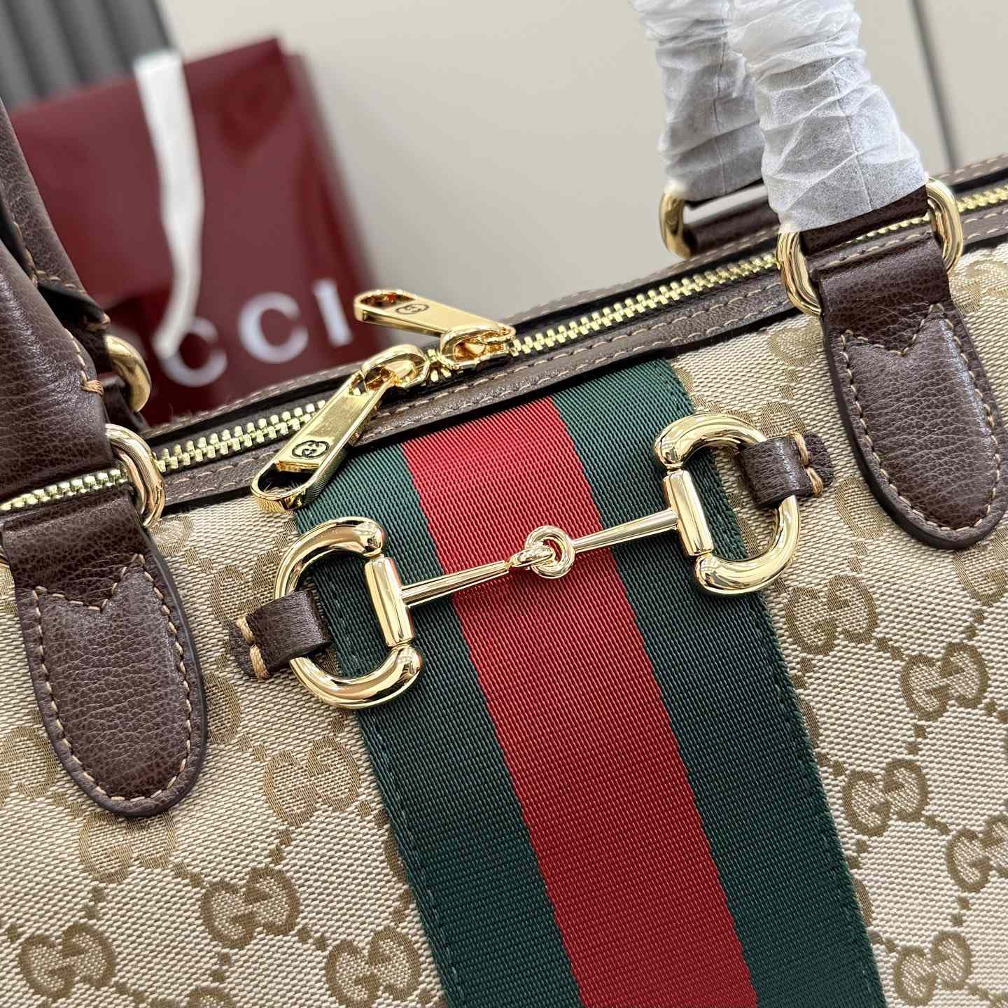 Gucci Borsetto Large Boston Bag - FashionPlug