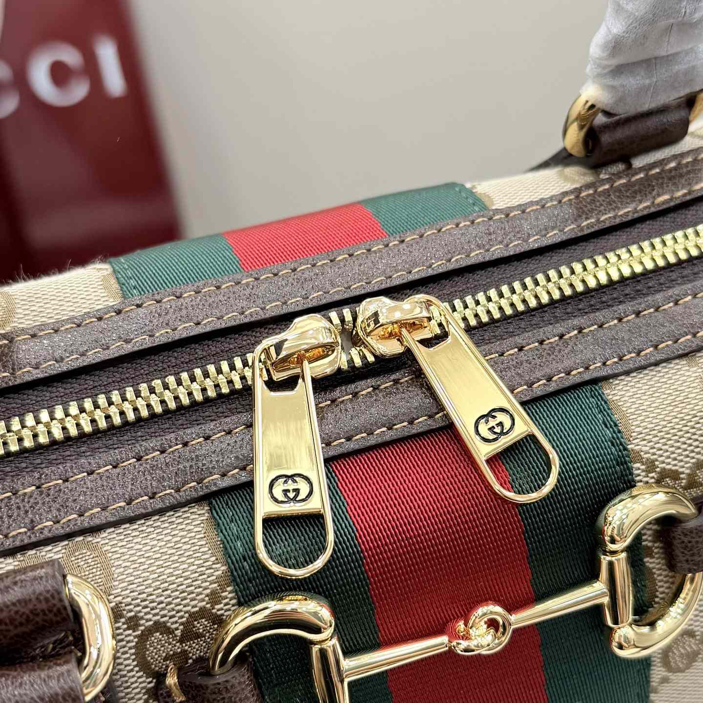 Gucci Borsetto Large Boston Bag - FashionPlug