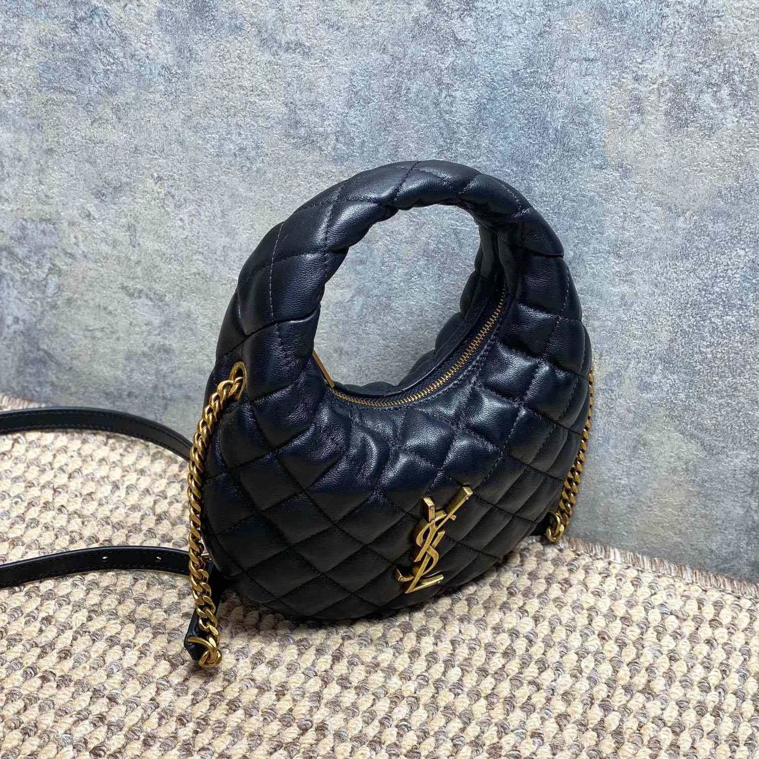 Saint Laurent ICARINO Mini In Quilted Nappa - FashionPlug