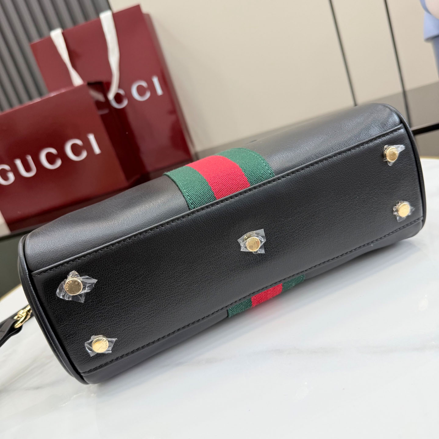 Gucci Borsetto Medium Boston Bag - FashionPlug