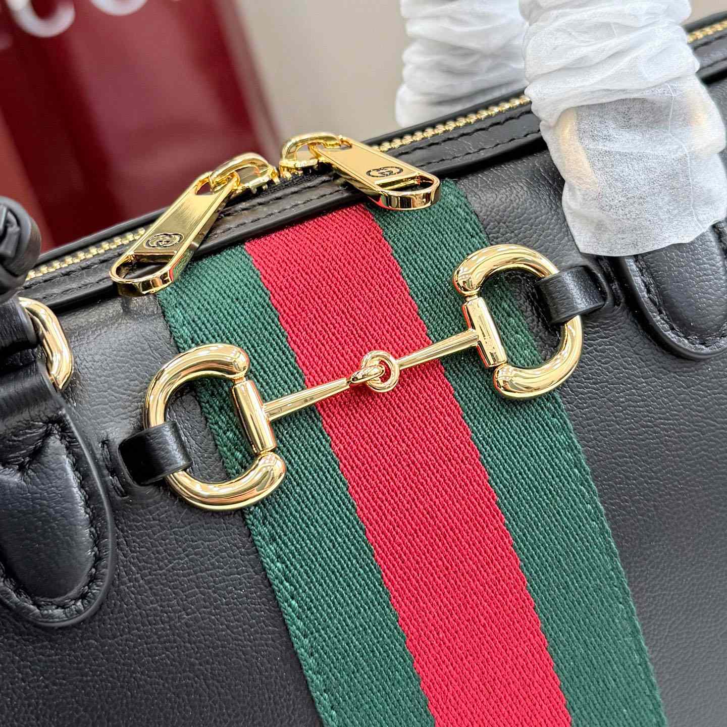 Gucci Borsetto Medium Boston Bag - FashionPlug