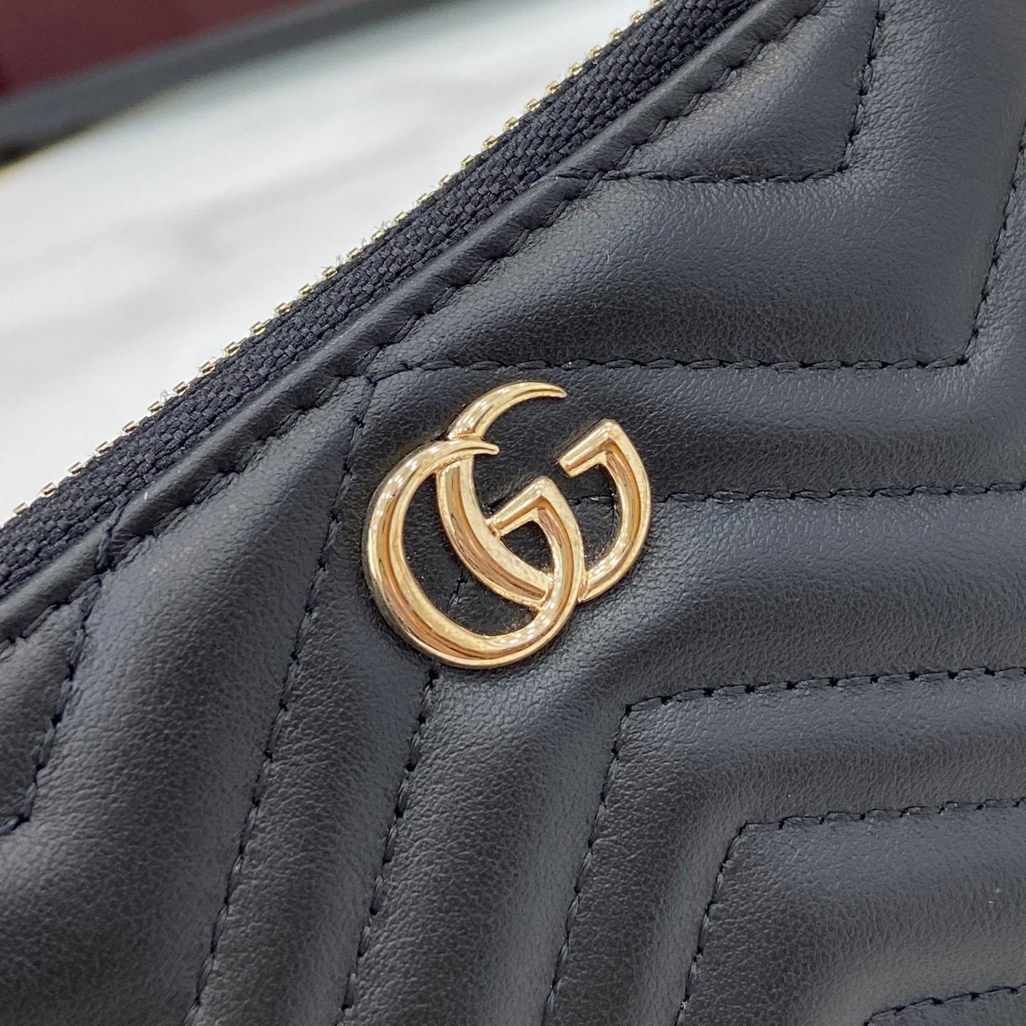 Gucci GG Marmont Zip Key Pouch 837747 - FashionPlug