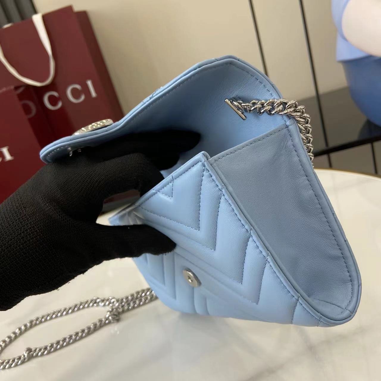 Gucci GG Marmont Wallet On Chain - FashionPlug