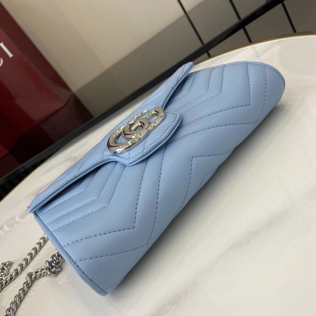 Gucci GG Marmont Wallet On Chain - FashionPlug