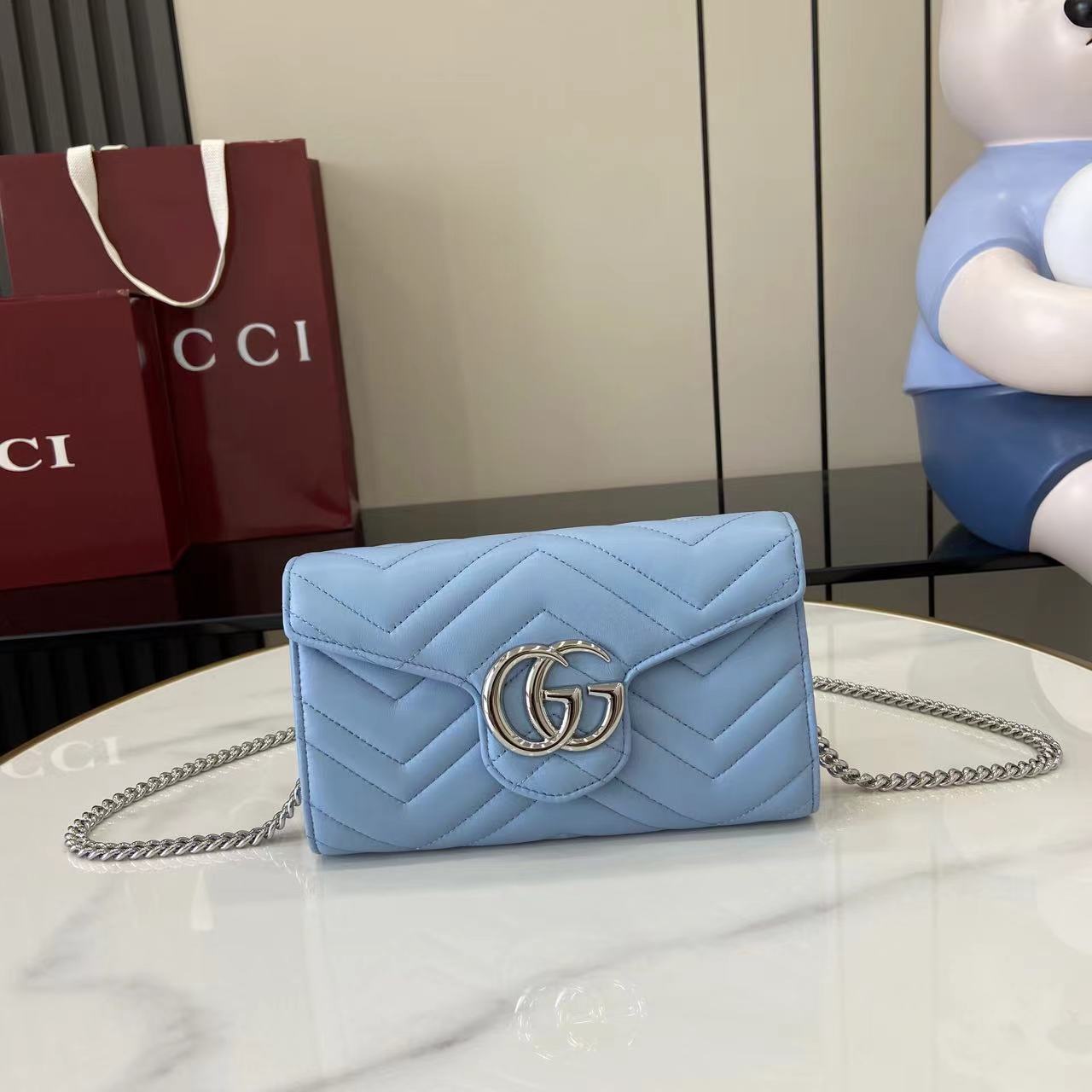 Gucci GG Marmont Wallet On Chain - FashionPlug