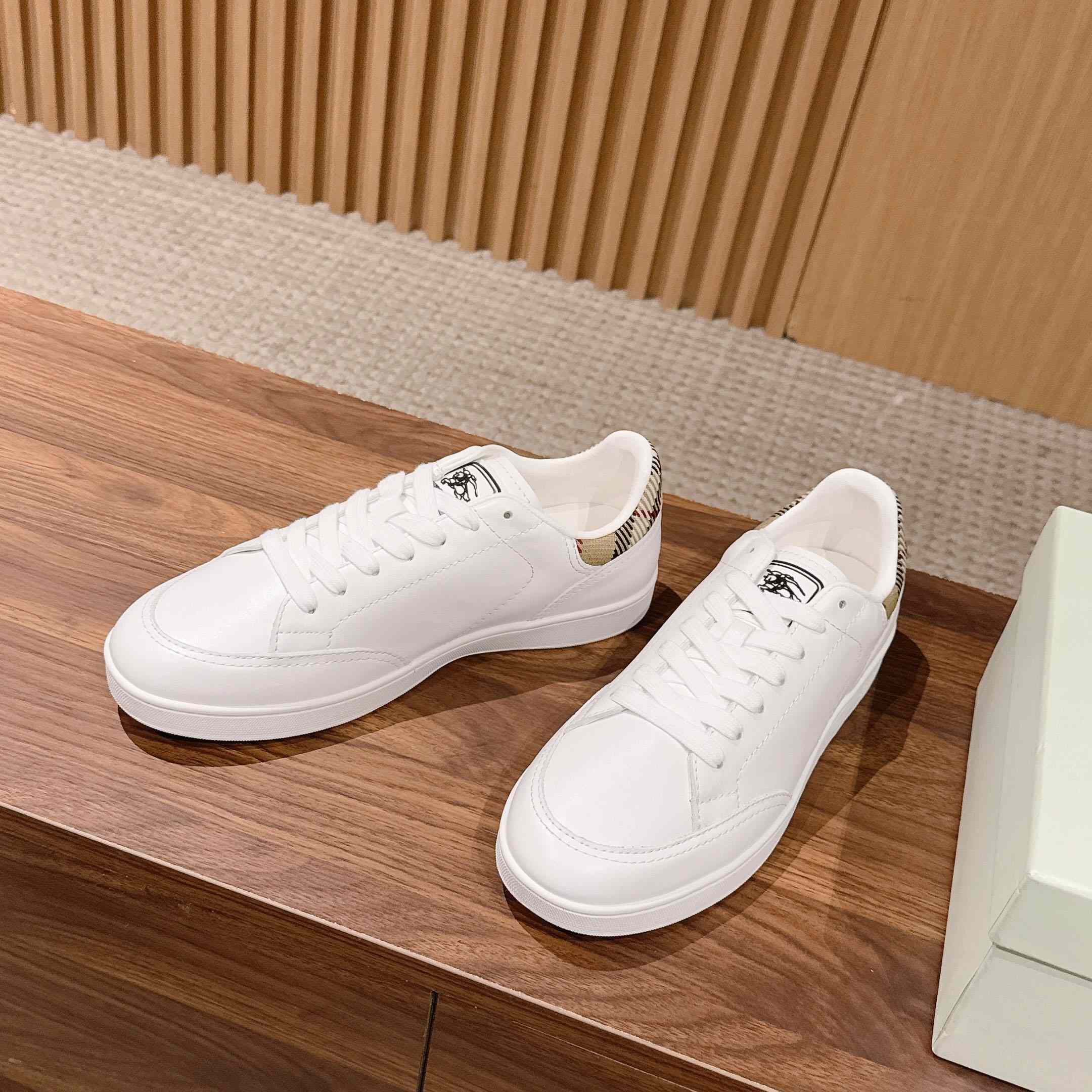 Burberry Leather Set Sneakers​ - FashionPlug
