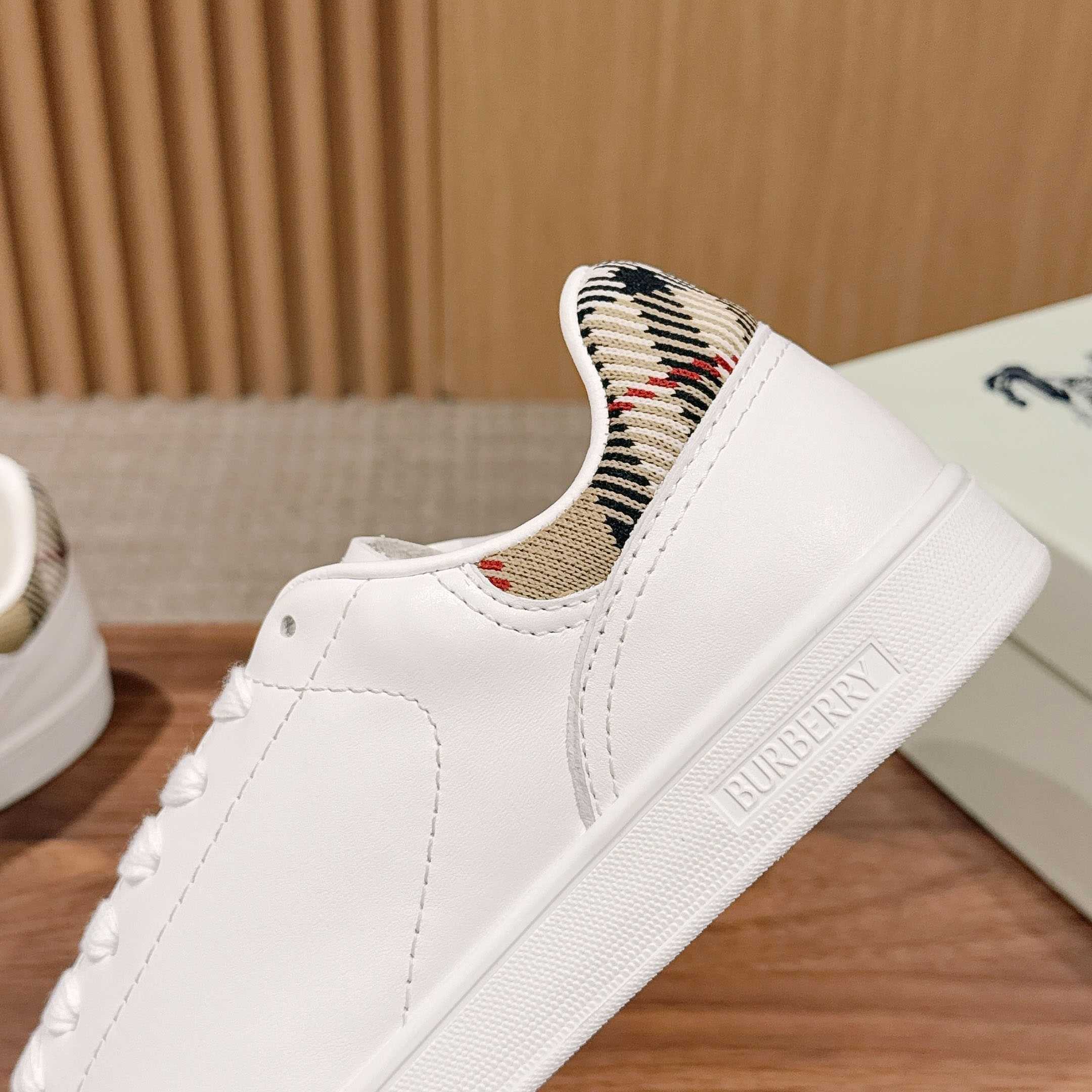 Burberry Leather Set Sneakers​ - FashionPlug