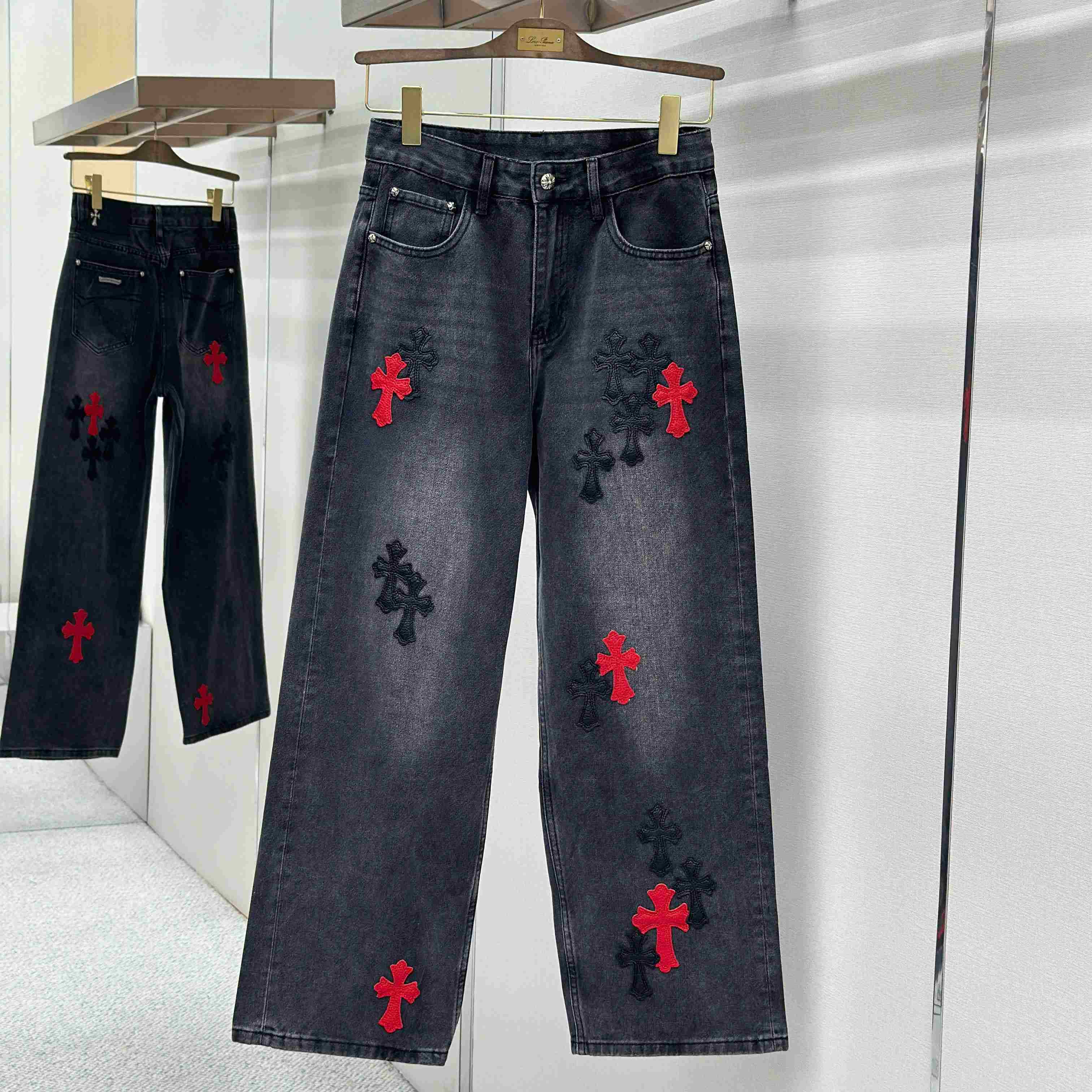 Chrome Hearts Jeans - FashionPlug
