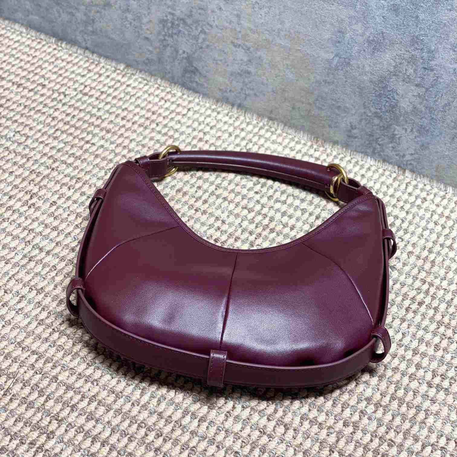 Saint Laurent MOMBASA Small In Leather - FashionPlug