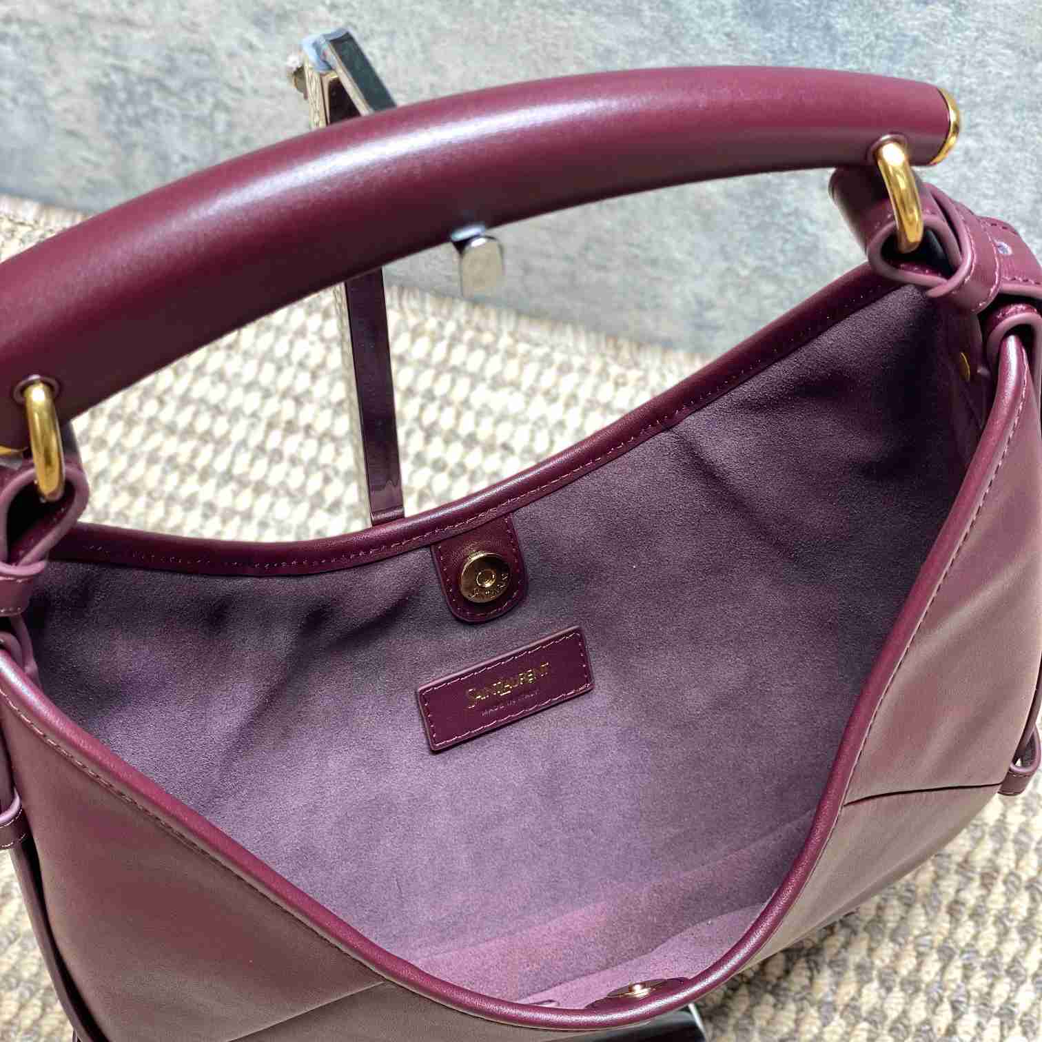 Saint Laurent MOMBASA Small In Leather - FashionPlug