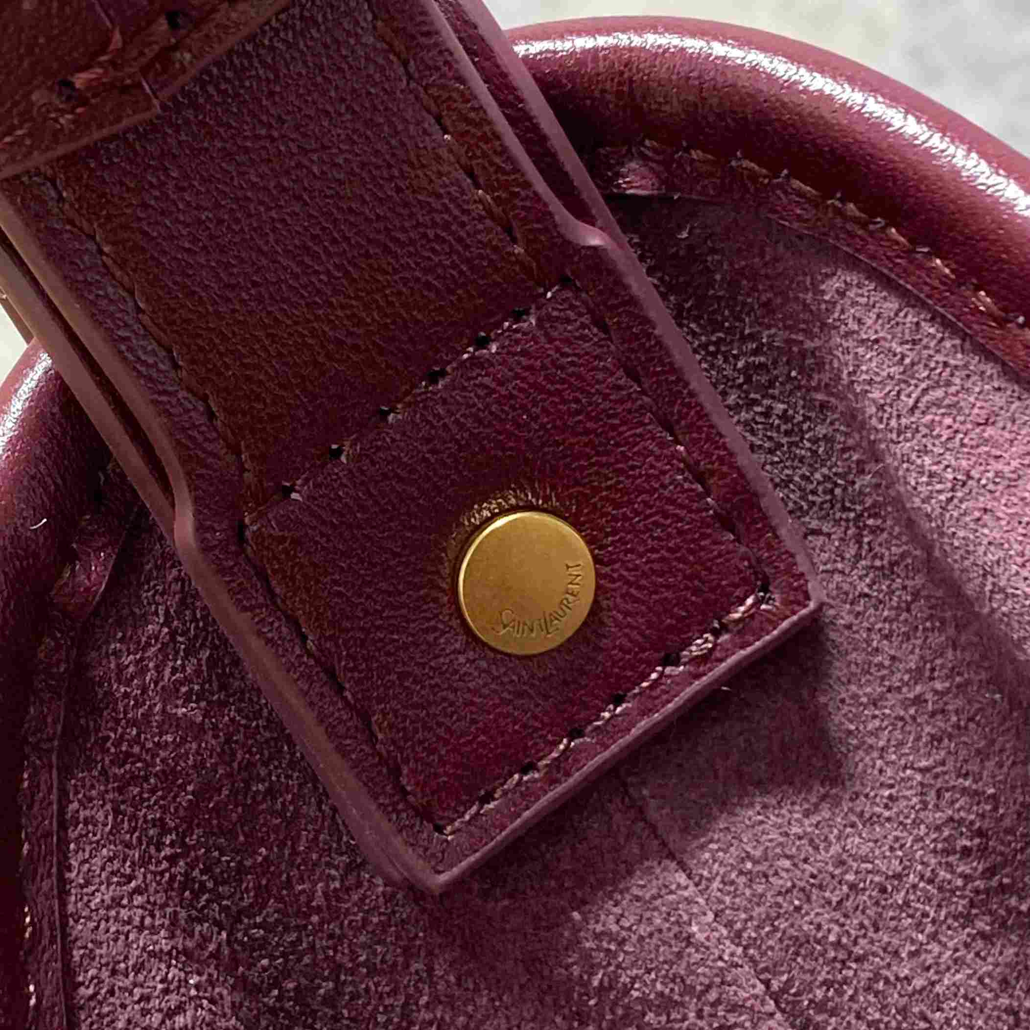 Saint Laurent MOMBASA Small In Leather - FashionPlug