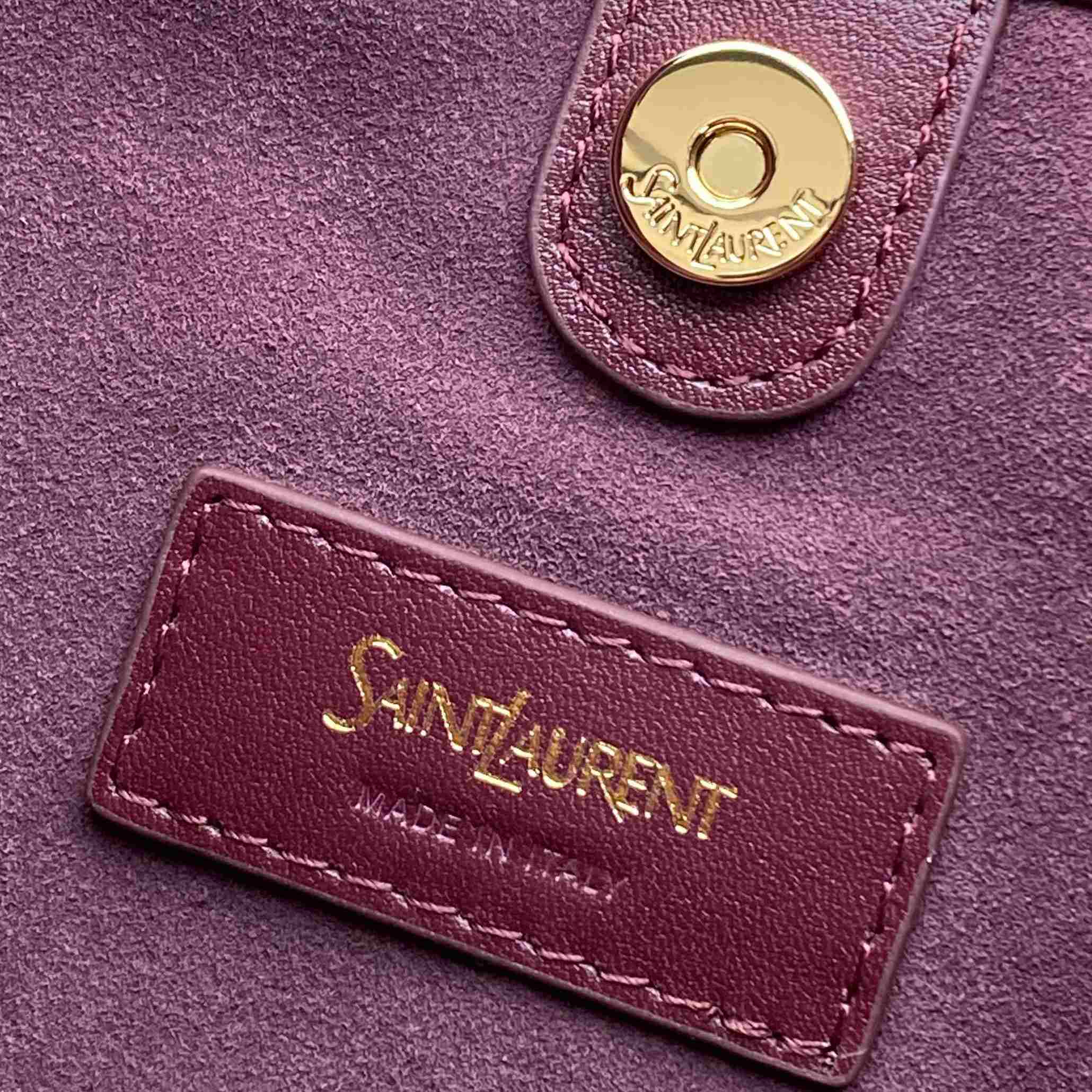 Saint Laurent MOMBASA Small In Leather - FashionPlug