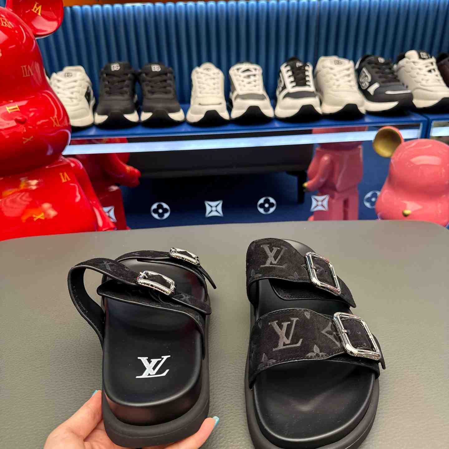 Louis Vuitton LV Venice Mule   - FashionPlug