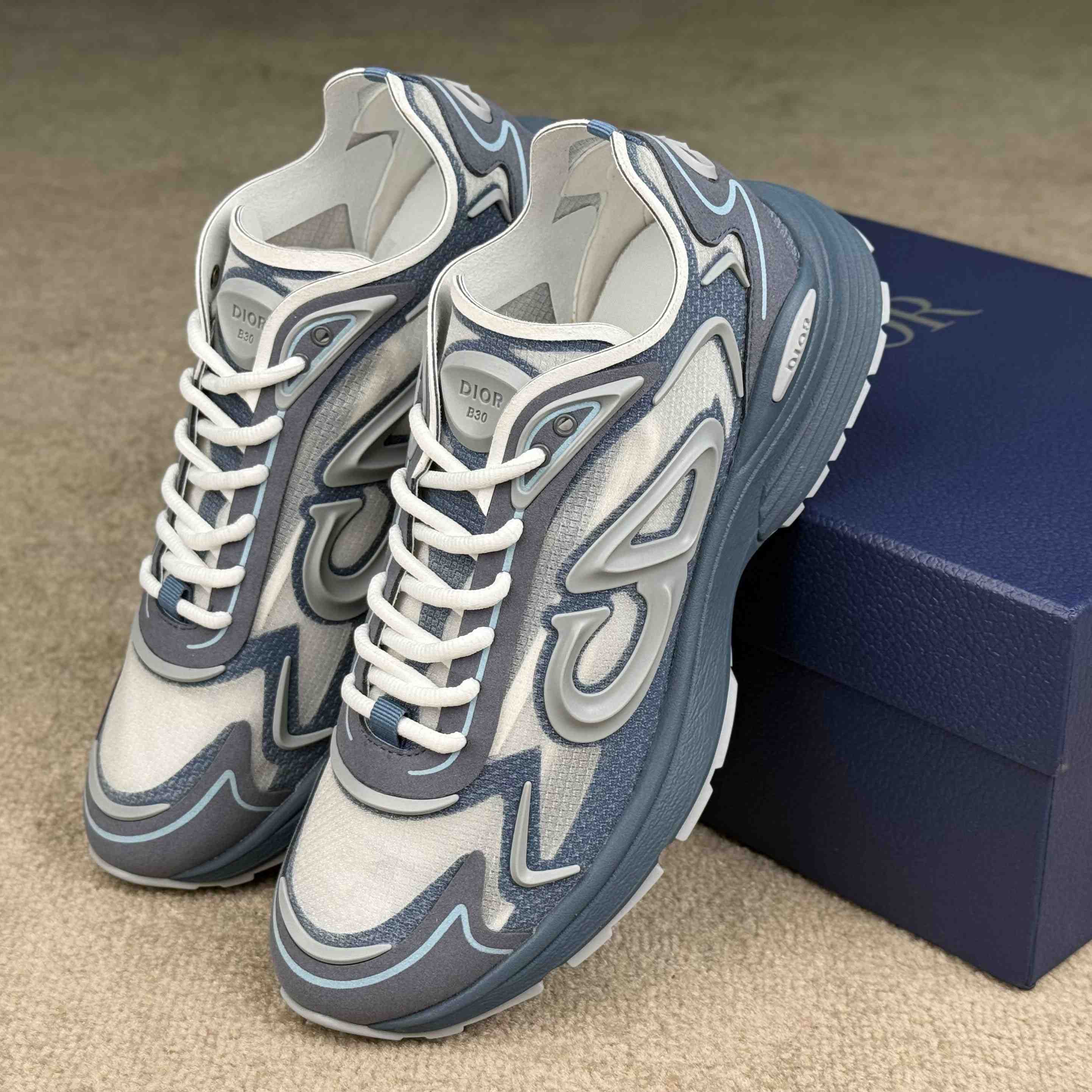 Dior B30 Countdown Tech Sneaker - FashionPlug