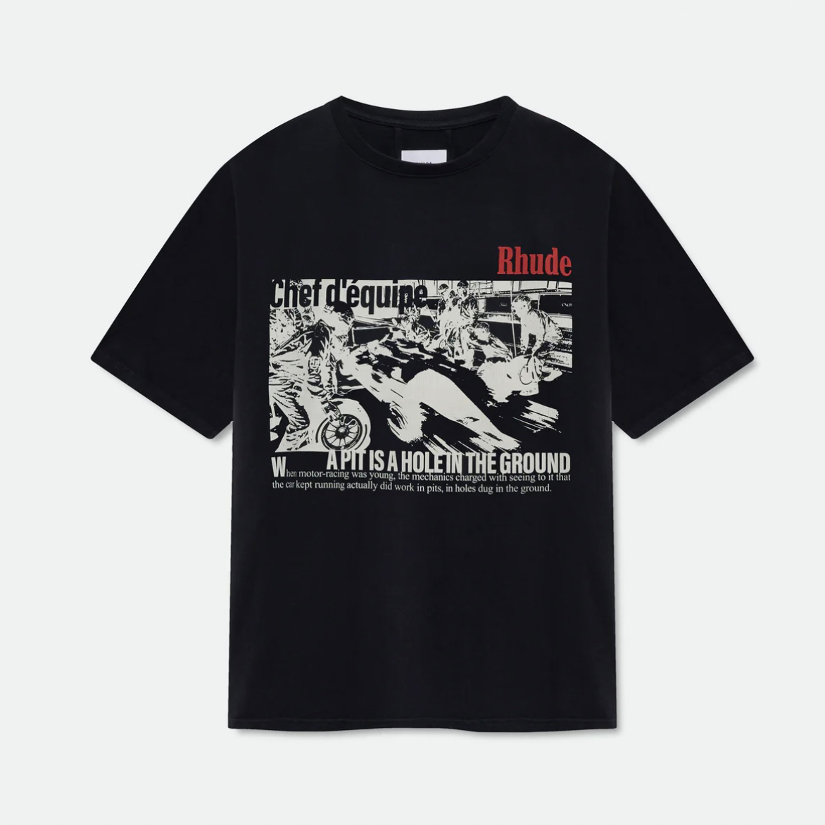 Rhude Champions Du Monde Tee 'Vintage Black' - FashionPlug
