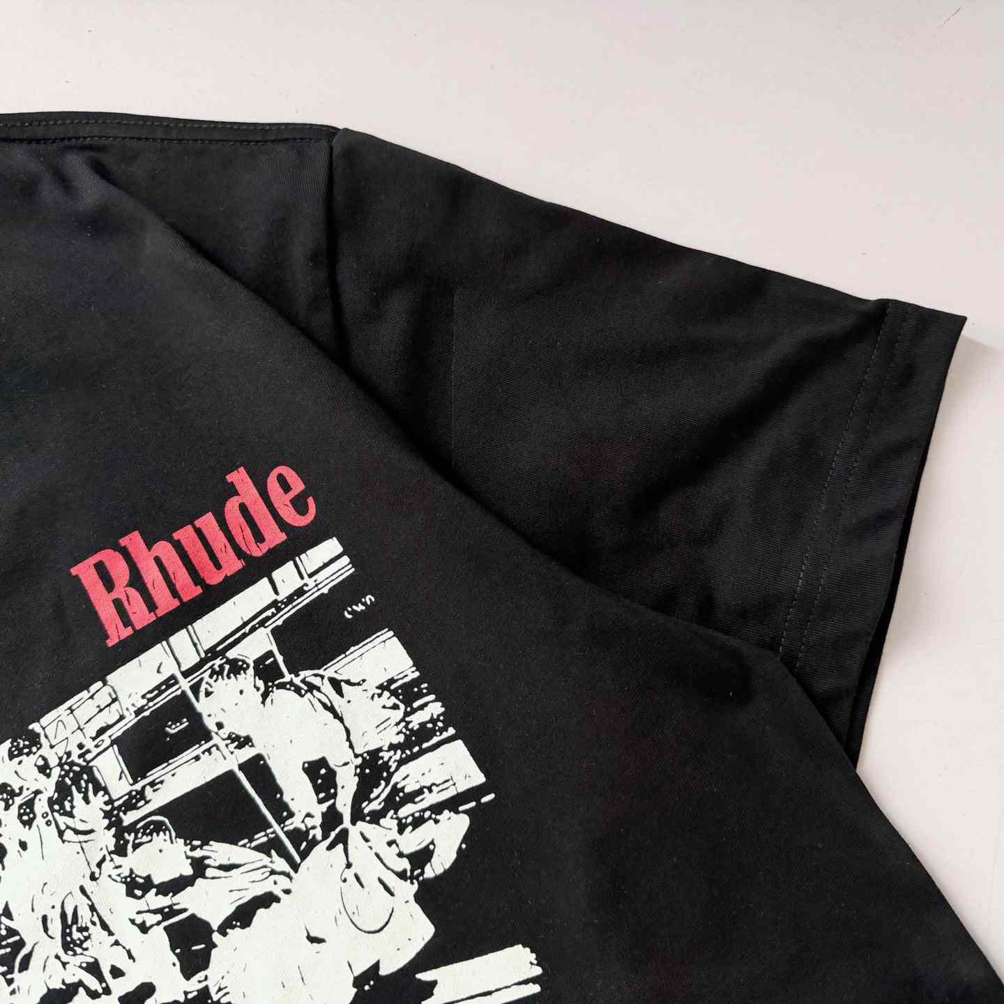 Rhude Champions Du Monde Tee 'Vintage Black' - FashionPlug