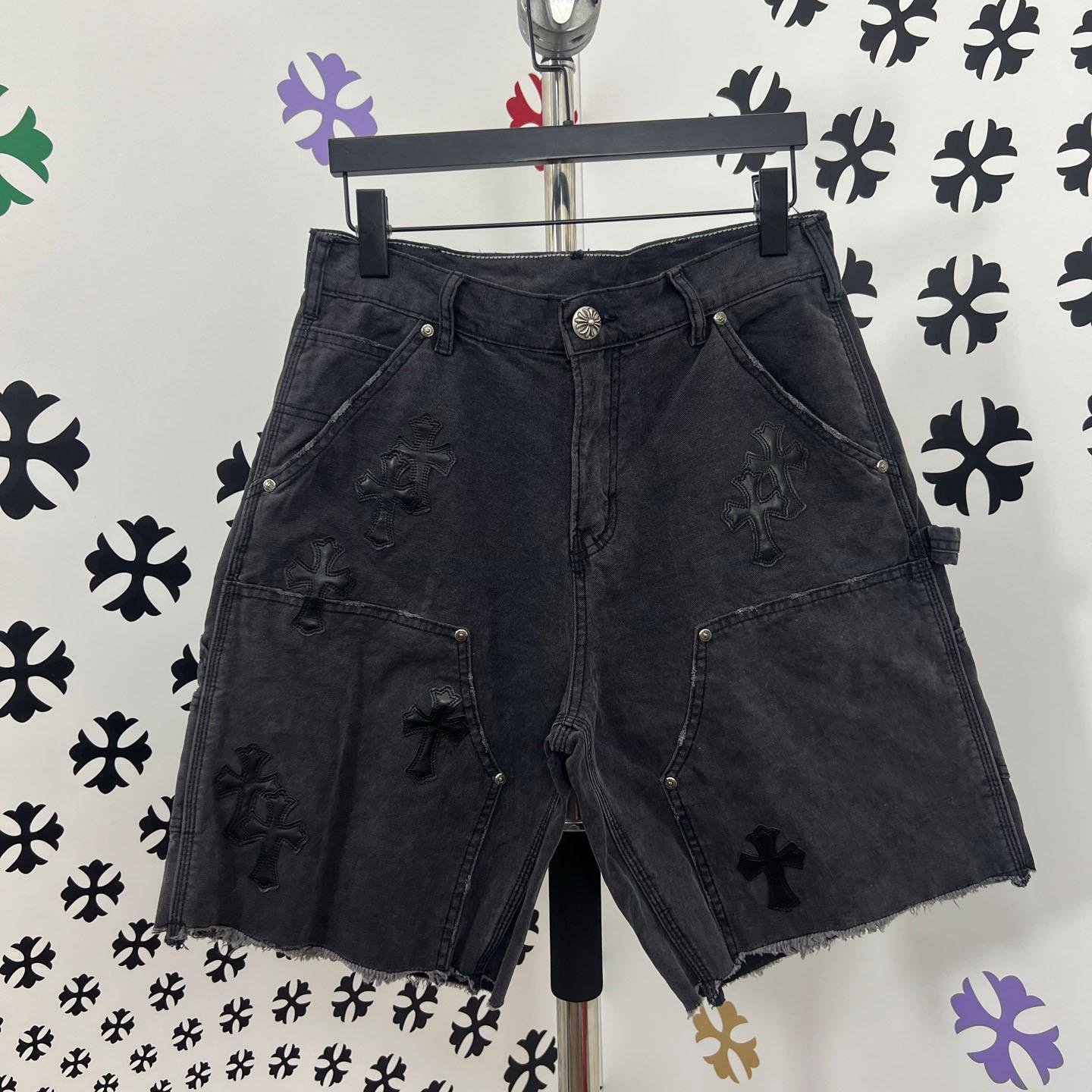 Chrome Hearts Denim Shorts - FashionPlug