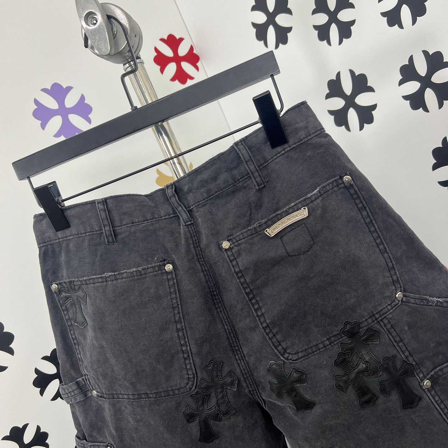 Chrome Hearts Denim Shorts - FashionPlug