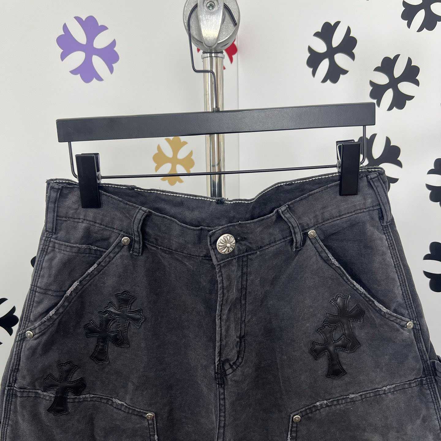 Chrome Hearts Denim Shorts - FashionPlug