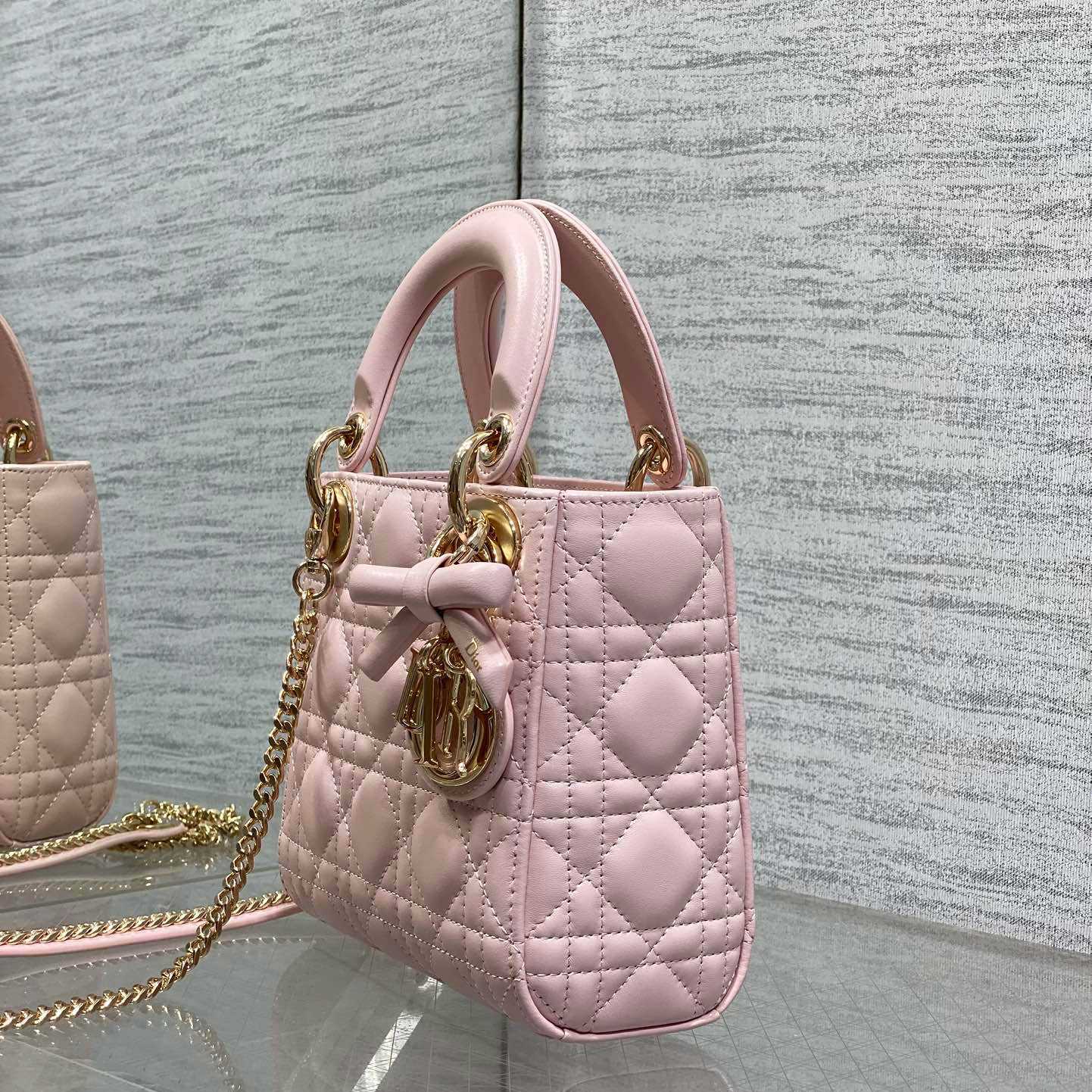 Dior Mini Lady Dior Bag With Chain - FashionPlug
