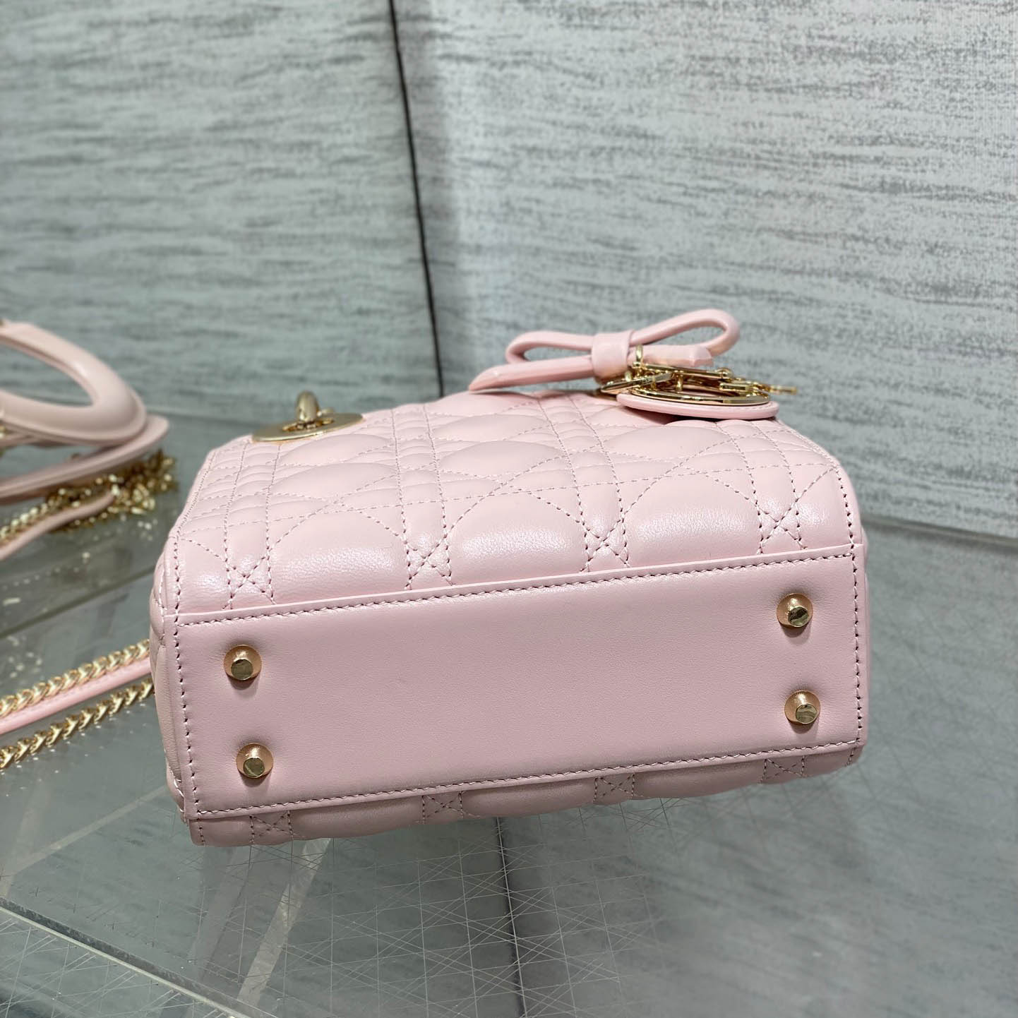 Dior Mini Lady Dior Bag With Chain - FashionPlug