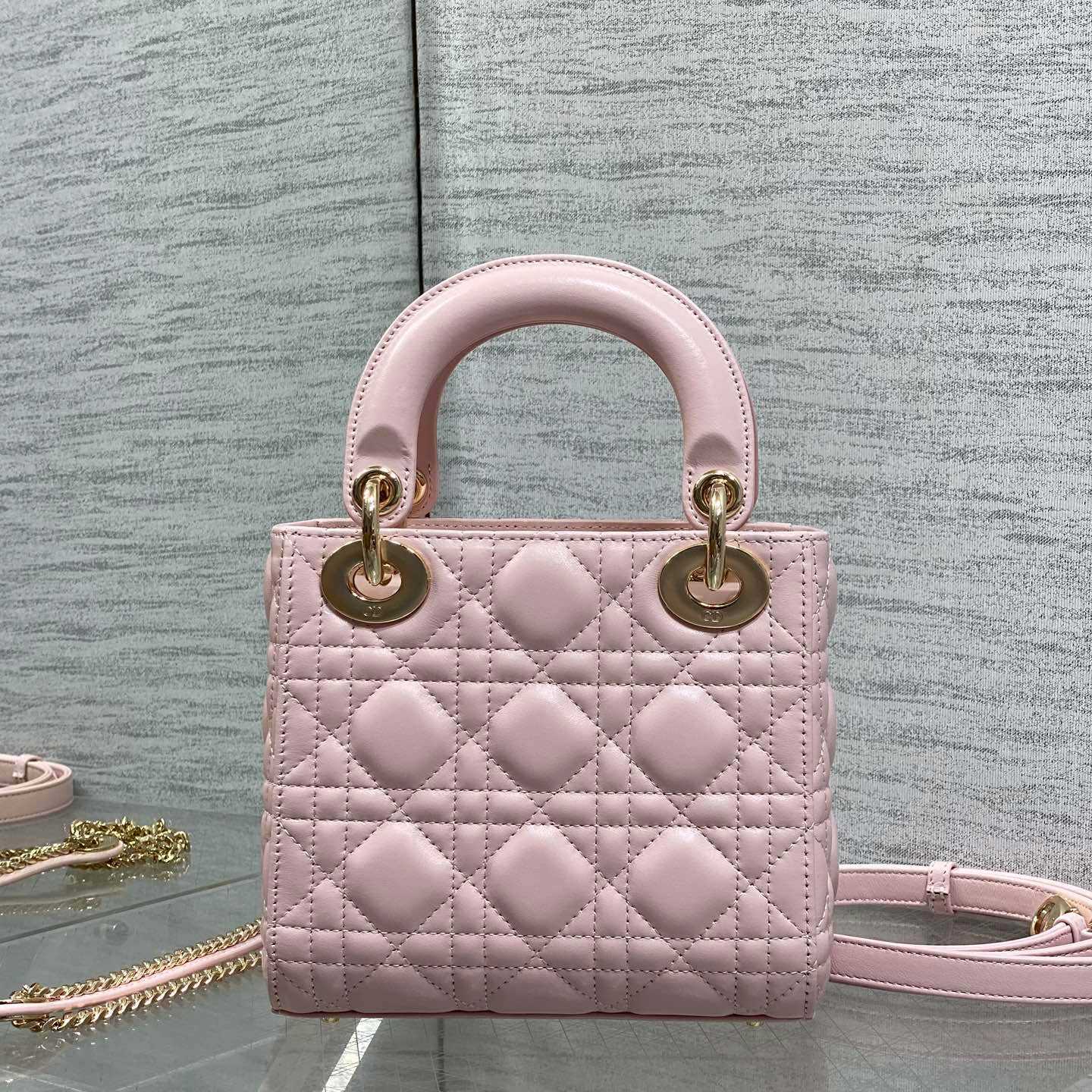 Dior Mini Lady Dior Bag With Chain - FashionPlug