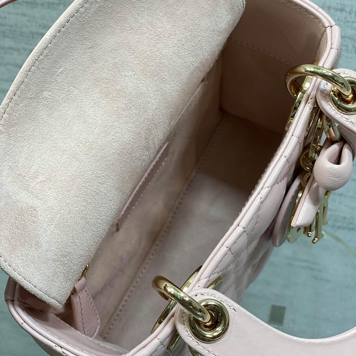 Dior Mini Lady Dior Bag With Chain - FashionPlug