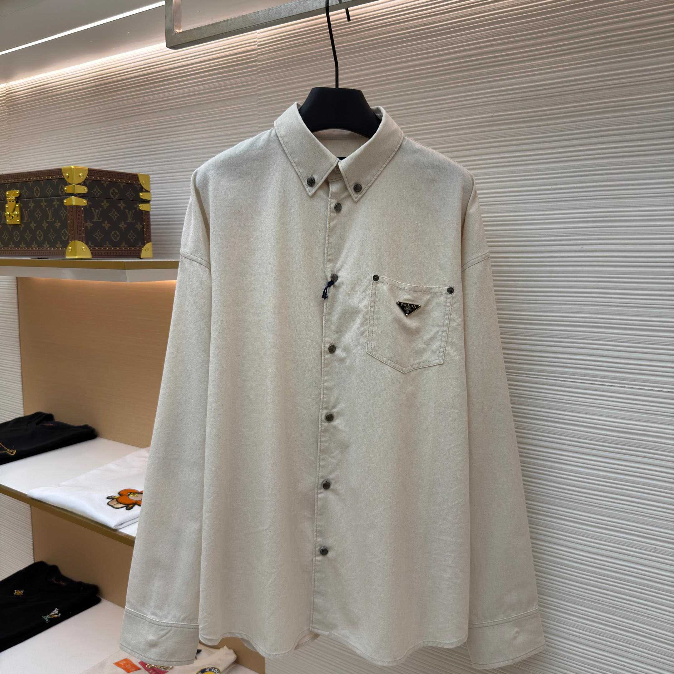 Prada Chambray Shirt - FashionPlug