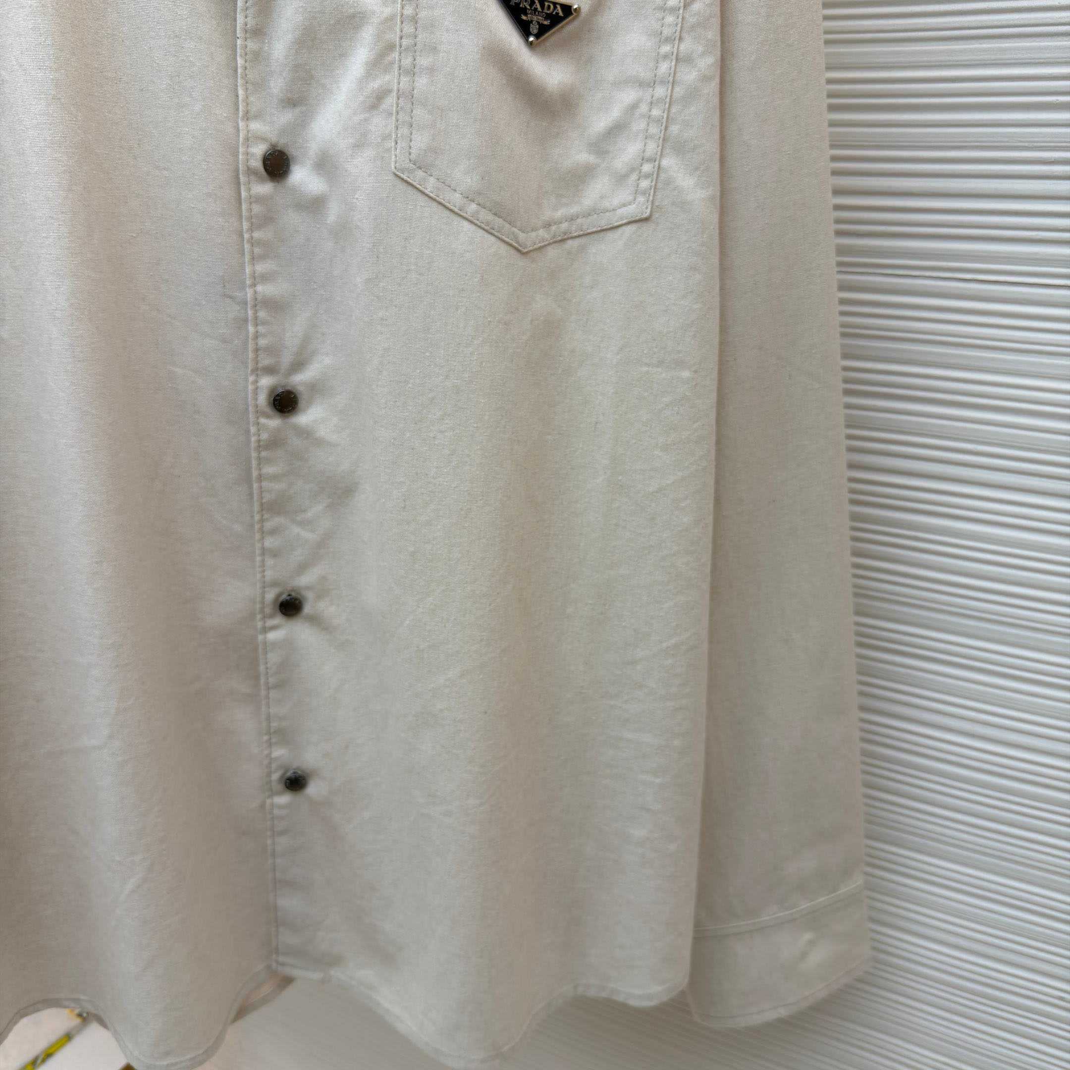 Prada Chambray Shirt - FashionPlug