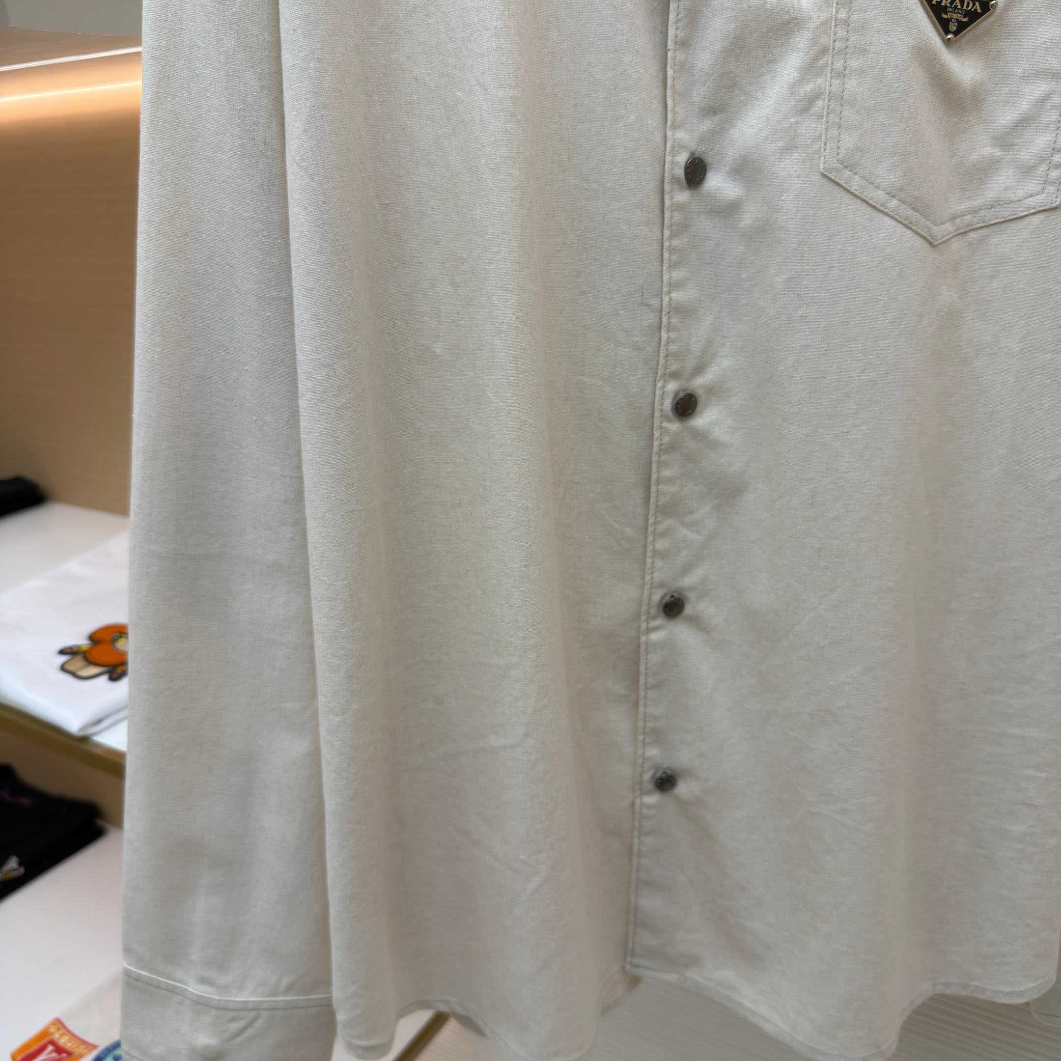Prada Chambray Shirt - FashionPlug