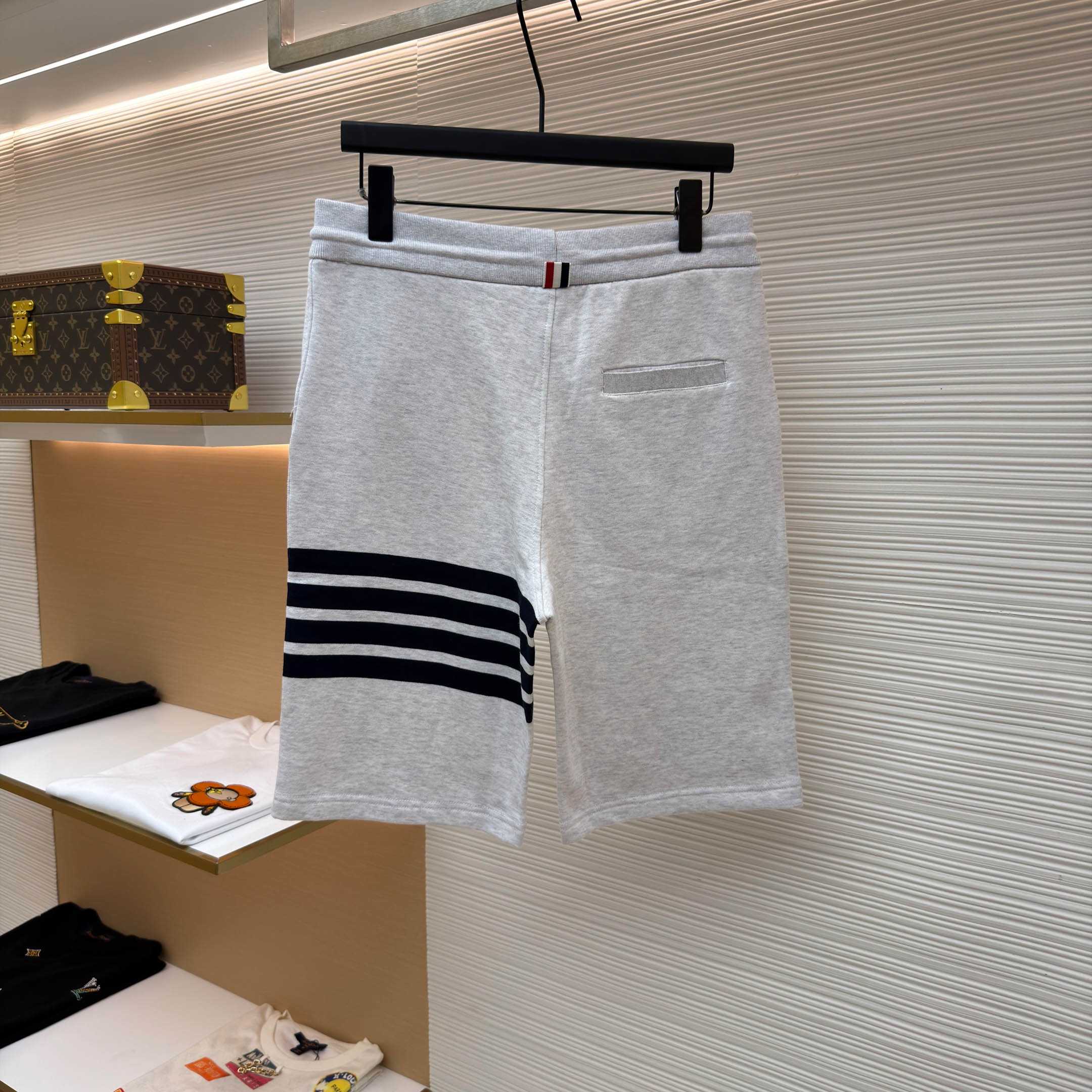 Thom Browne Classic Loopback 4-Bar Sweat Shorts - FashionPlug