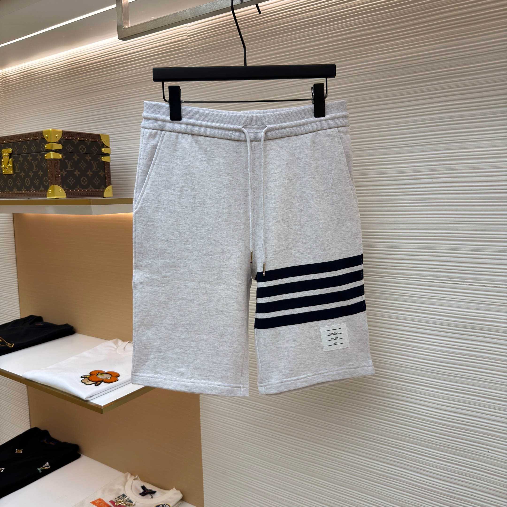 Thom Browne Classic Loopback 4-Bar Sweat Shorts - FashionPlug
