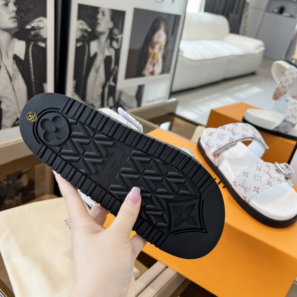 Louis Vuitton Bom Dia Flat Comfort Mule 1AIDGH - FashionPlug