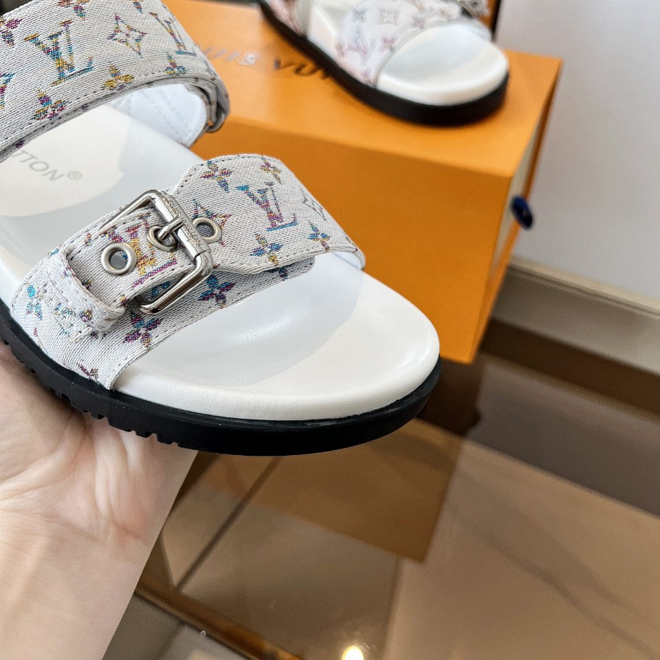 Louis Vuitton Bom Dia Flat Comfort Mule 1AIDGH - FashionPlug