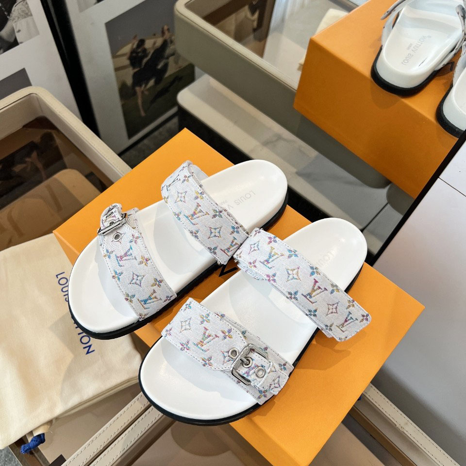 Louis Vuitton Bom Dia Flat Comfort Mule 1AIDGH - FashionPlug