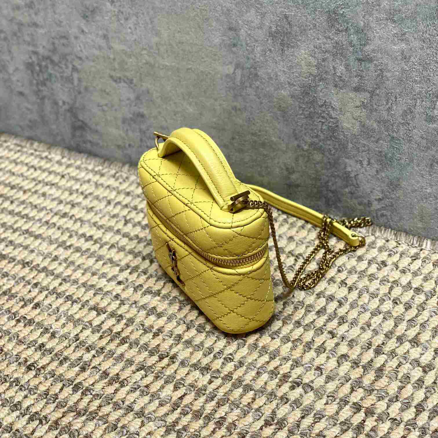 Saint Laurent GABY Micro Vanity Bag In Lambskin - FashionPlug