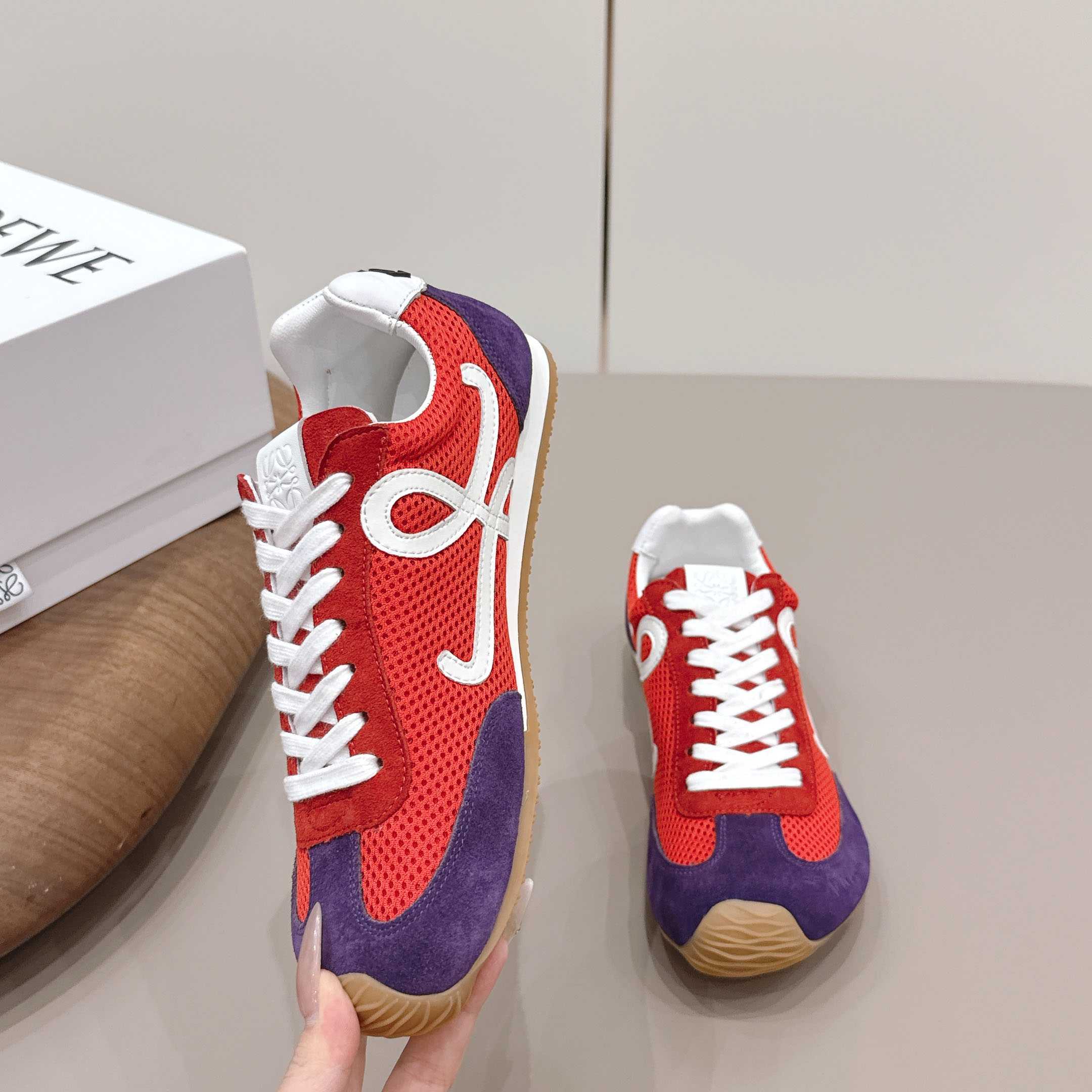 Loewe Ballet Runner 2.0 In Suede And Mesh - FashionPlug