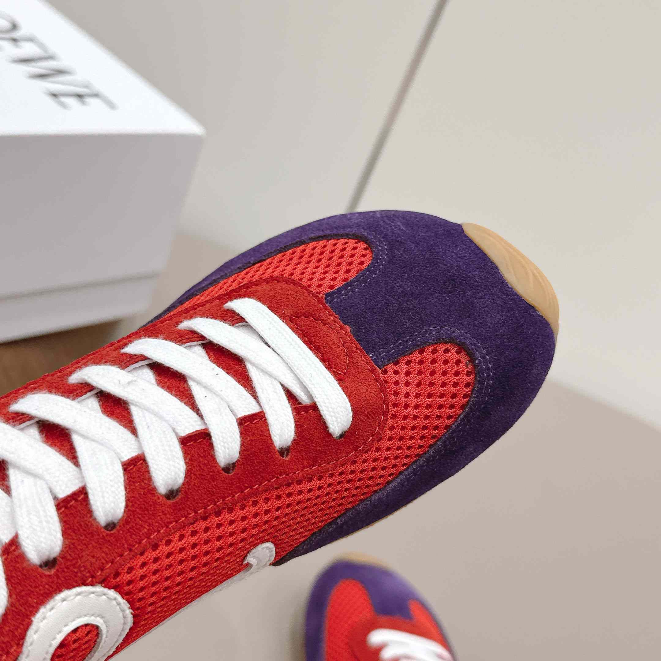 Loewe Ballet Runner 2.0 In Suede And Mesh - FashionPlug
