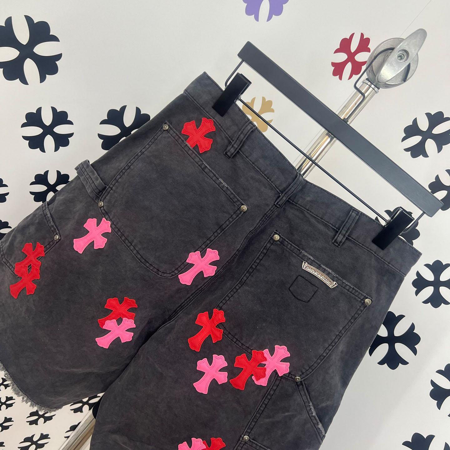 Chrome Hearts Denim Shorts - FashionPlug
